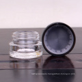 factory supply 10ml clear glass cream jar with childproof lid glass cream jar